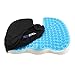 Premium Seat Cushion Orthopedic Gel Enhanced by Techege Comfort Memory Foam Grade A Cooling Coccyx Tailbone Wheelchair Back pain Comfortable Non-Slip Chair/Seat Cushion (Black)