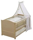 DURCH DEN UMBAU kann das Gitterbett lange verwendet werden, Maximalgewicht: 35 Kilo