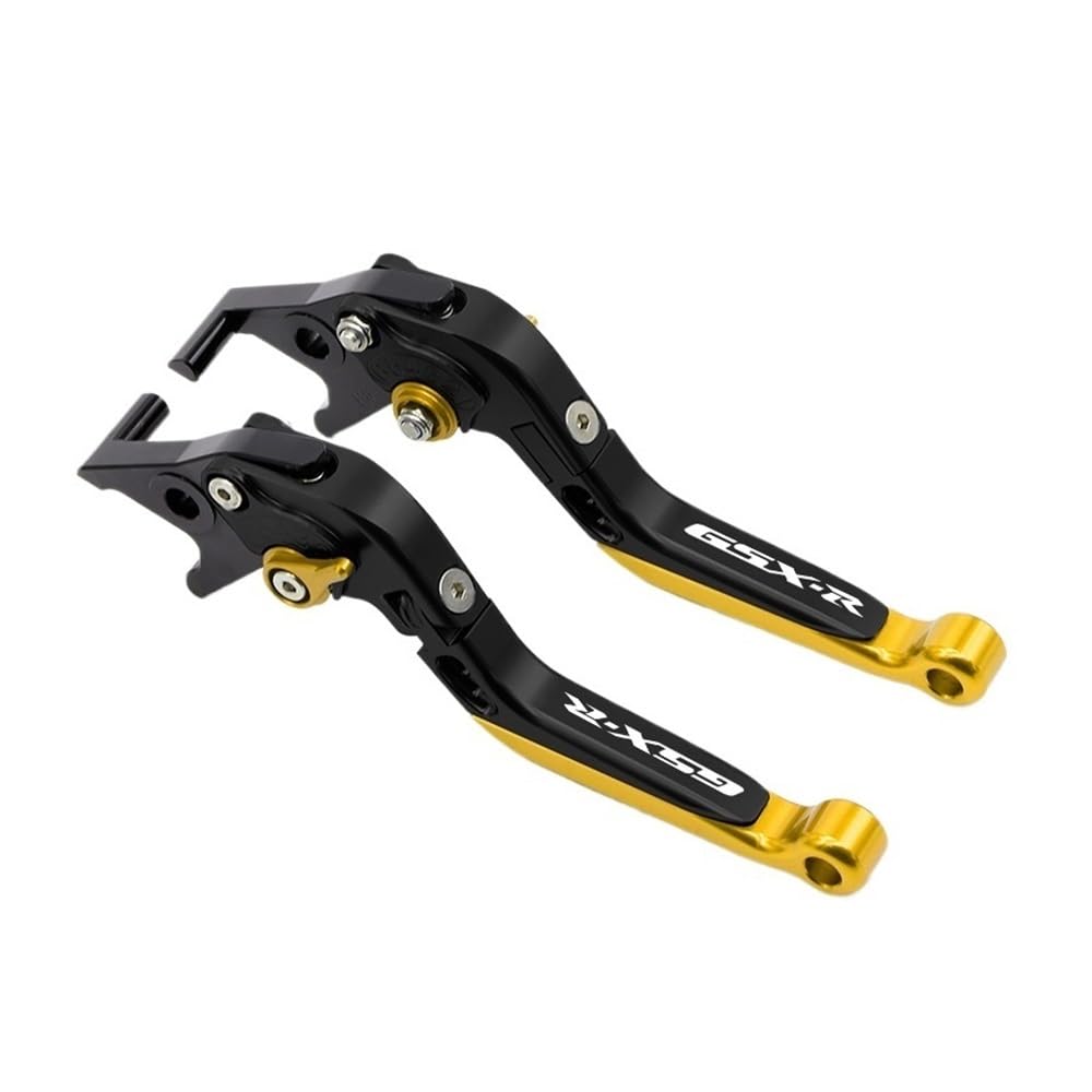 YQIAPZE for GSXR 600 750 1000 GSX-R1000 Gsxr Motorcycle Accessories Clutch Lever Brake Set Adjustable Folding Handle Levers Brake Clutch Levers Handlebars
