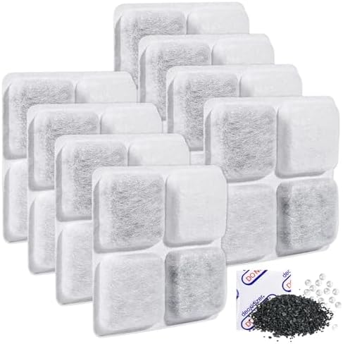 Cunina Pet Food Desiccant Bag, 8 Packs Desiccant Packets Compatible with PLAF001, PLAF002, PLAF101, PLAF005, PLAF006 Automatic Cat Dog Feeders, Keep Cat Food & Dog Food Dry and Fresh