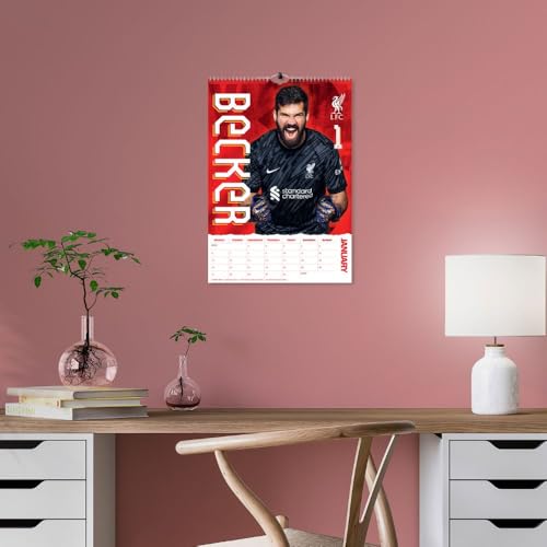 Official Liverpool FC A3 Calendar 2025