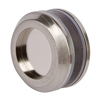 Alise L9000 Solid Sus304 Stainless Steel Bathroom Round Single Sided Shower Glass Door Handle Pull Knob Polished Chrome Amazon Com