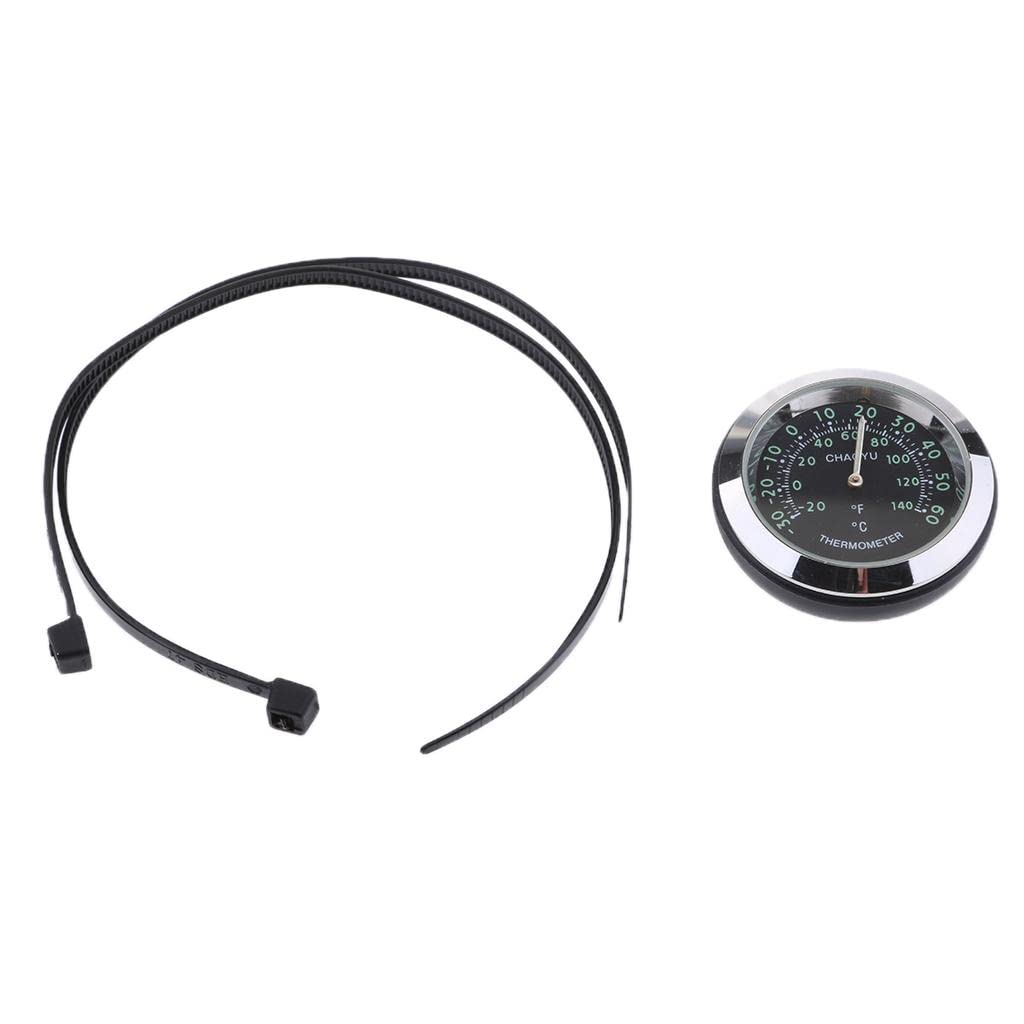 BNF® Motorcycle Bike Dial Clock Watch Thermometer Hygrometer Thermometer Blackother Instruments Gauges Instruments Gauges Motorcycle Parts Parts Accessories-image-22