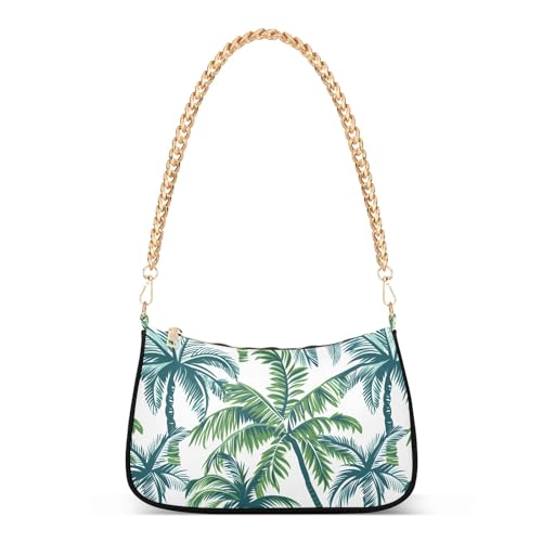 Bolso de hombro con cadena dorada para mujer