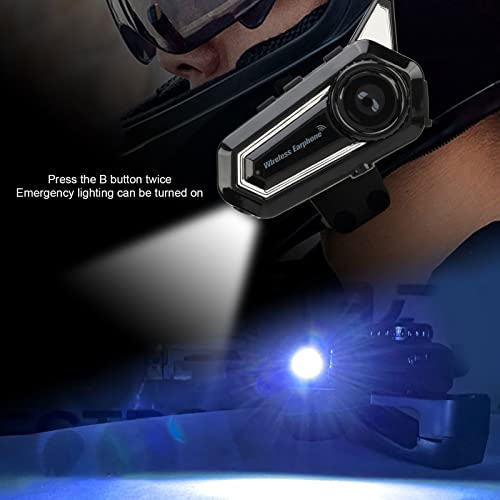 Auriculares Bluetooth de motocicleta con manos libres y puerto USB Tipo C 3
