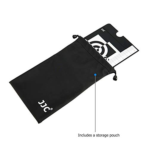 JJC Professional Camera Lens Auto Focus Calibration Tool Chart,Help Fine Tune Focus of Lens via Select DSLR Camera Has AF Fine Tune AF Micro Adjustment Function to Achieve the Greatest Image Sharpness