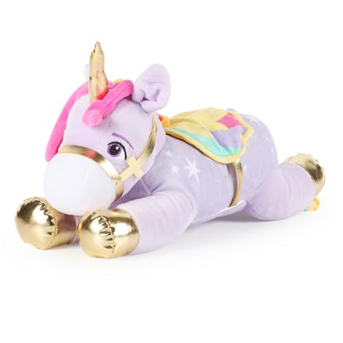 Image of Jay Franco Kids Unicorn Academy Plush Pillow Buddy - Large Ultra-Soft Stuffed Plushie & Cozy Pillow, Official Licensed Product, 13 Inches, Multi - Unicorn Academy Wildstar