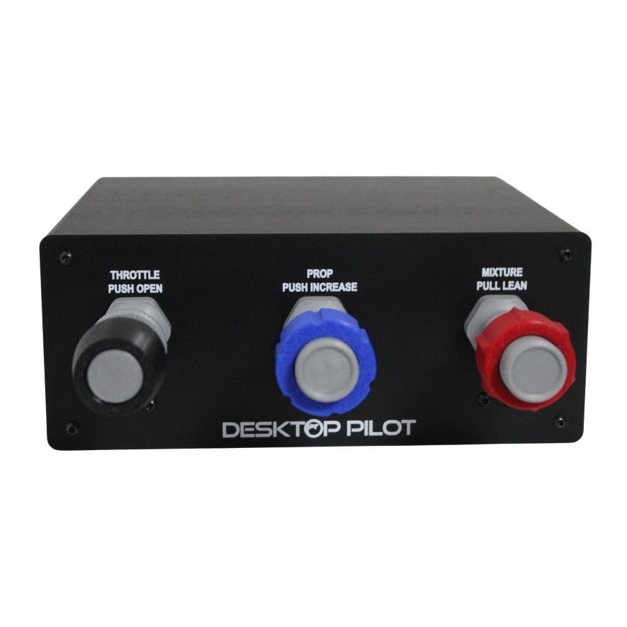 Desktop Pilot - Cessna 172 TPM Vernier Throttle Box for Flight Simulators