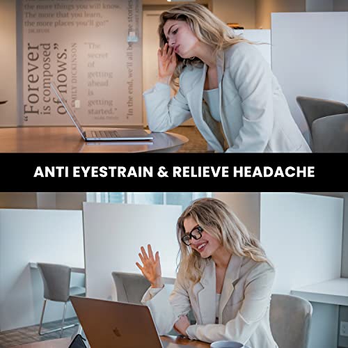 Rokit Blue Light Blocking Men Smart Glasses,Blue Light Filter Glasses Clear Sunglasses Womens Polarized Uv Protection,Eye Fatigue Computer Eyeglasses Blue Light Blocker Eyewear For Gaming #TOP3