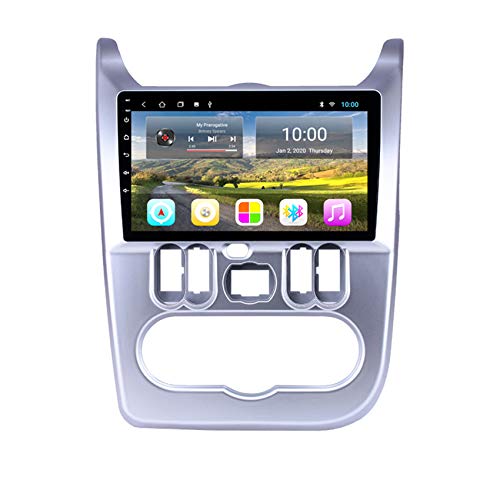 Auto Radio Android Multimedia Spieler 9 Zoll MP5 Spieler Stereo UnterstüTzung RüCkfahr Kamera Lenkradsteuerung Mirrorlink für Renault Logan