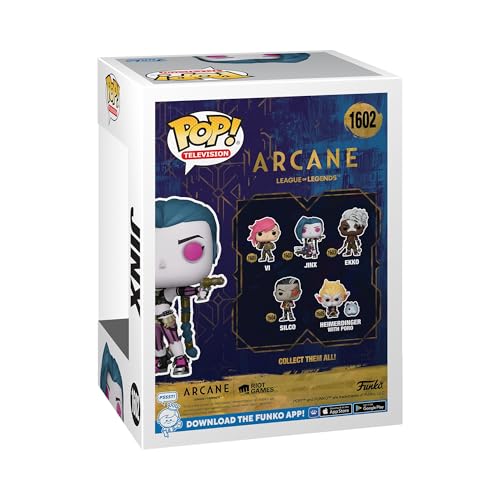 Funko POP TV: Arcane LOL - Jinx - Arcane: League of Legends - Collectable Vinyl Figure - Gift Idea - Official Merchandise - for Kids & Adults - TV Fans - Model Figure for Collectors and Display