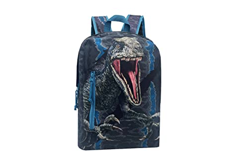 Jurassic World - Mochila Juvenil Adaptable a Trolley, con Cremallera, Bolsillos Frontales,...