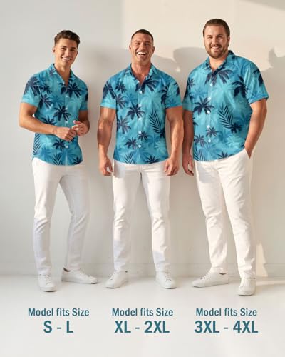 Image of 99TIMORO Fathers Movie Hawaiian Shirt for Men, Characters Button Down Short Sleeve Top, Summer Beach Gifts