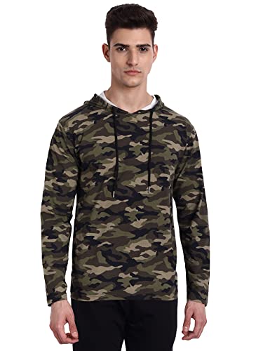 Image of Peppyzone Men's Camouflage Regular Fit T-Shirt