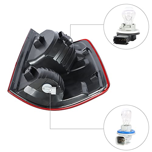 Seblaff Rear Left Tail Light Assembly Driver Side Replacement For 2009-2020 Ram Pickup Truck 55277415Af #TOP5