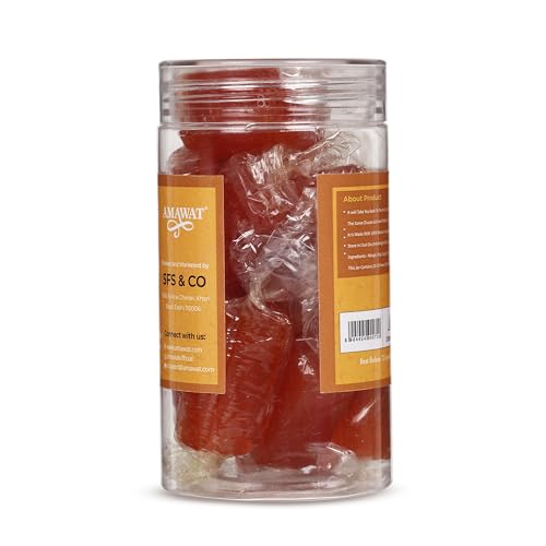 AMAWAT Alphonso Aam Papad Toffee (200gm; Pack of 2) | Premium Dried Aam Papad Candy | Sweet Mango Toffee
