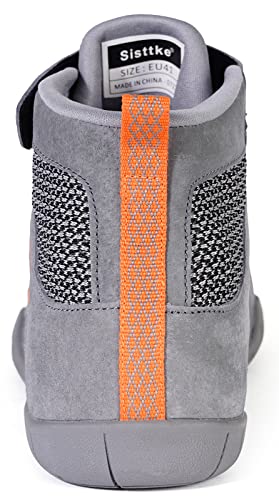 Sisttke Men's Wrestling Shoes Barefoot Sneakers Grey #TOP3