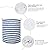 RoyBoder Collapsible Laundry Basket in Bedroom Waterproof Laundry Hamper in Bathroom Large Laundry Bag in College Dormitory Cloakroom Livingroom Nursery Organizer Toy Bin(Deep Sky Blue)
