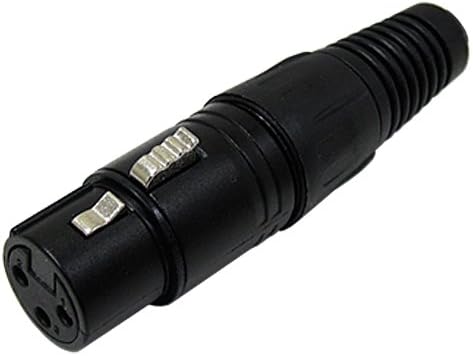 GLS Audio 6ft Cable 1/8" TRS Stereo to XLR Female - 6' Cables 3.5mm (Mini) to XLR-F Cord for iPhone, iPod, Computer, Video Camera and More - Single