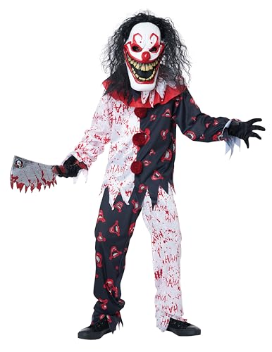 Disfraz completo de payaso asesino para niños talla Large