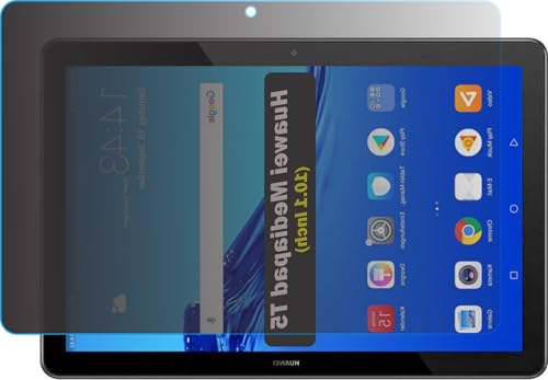 Image of Privacy Anti Peep Matte Screen Guard Compatible With Huawei Mediapad T5 (10.1 inch Inch Tablet) Anti Spy Blue Light Block Screenguard Not a Tempered Glass Screen Protector