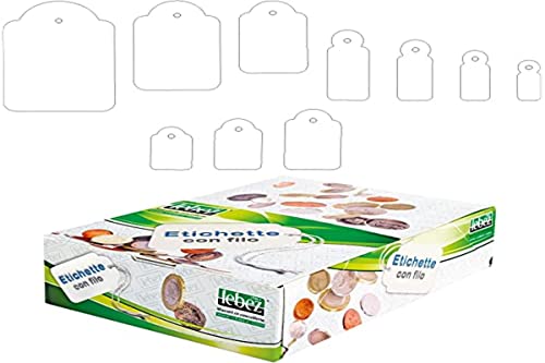 Lebez A391 Etiquettes Blanc à forte adhérence pour supports lisses