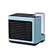 Produktbild BRISEZZ Tragbare Mini Home Klimaanlage Coole Kühlung USB Ladeluftkühler Lüfter Luftbefeuchter Kleine Luftkühler mit Wasserflasche (Blau)