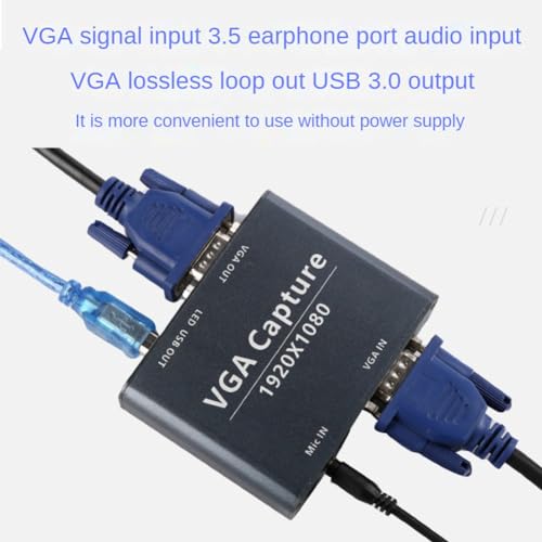 Adaptateur VGA vers USB 1080p idéal pour diffuser vos cours et présentations à distance