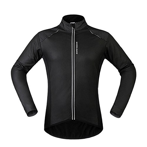 Chaqueta ciclismo térmica cortaviento unisex miniatura 2