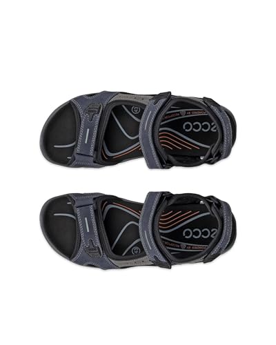 Image of ECCO Men's Yucatan Sport Sandal, Marine Oil Nubuck, 8-8.5