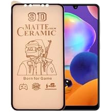 Bzontech Samsung Galaxy A31 ile Uyumlu Ekran Koruyucu 9D Mat Seramik Nano