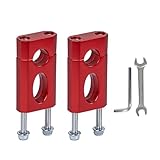 7/8' Handlebar Risers - 7/8' 22 mm Handlebar Mount Clamp Risers for Coleman Bt200x Ct200 SSR125 Razor MX...