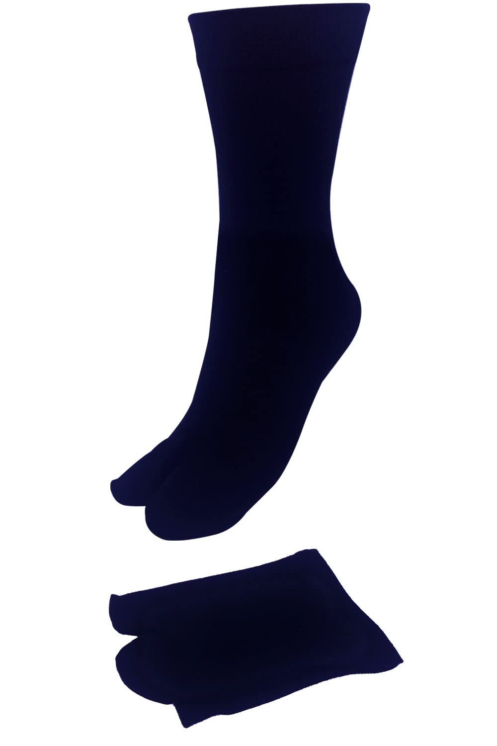 Authentic Tabi Socks, Made in Japan, Smooth, Anti-Bacterial, Breathable, Deodorizing, Sweat Absorbent, Men's, Men's Socks, 24-26, navy 1 pair : Clothing, Shoes & Jewelry