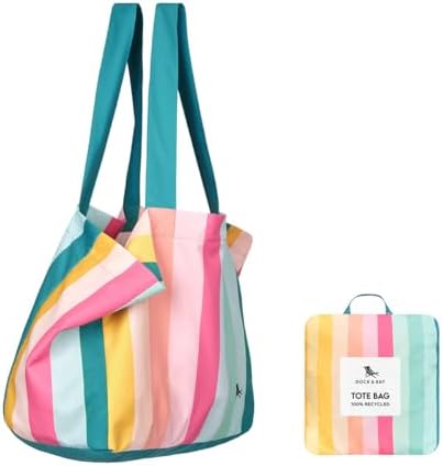 Dock & Bay Everyday Beach Tote Bag - Reusable Carrier Bag for Dai...