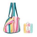 Dock & Bay Everyday Beach Tote Bag - Reusable Beach Handbag & Shopping Carrier - Coastal Candy