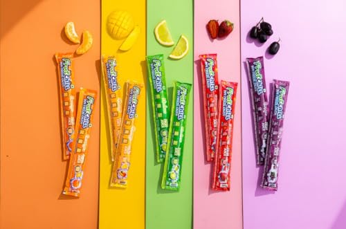 Image of Fruitchill Ice Pops Pack of 10 (700g) Natural Fruit Ice Candy Bars Mango Strawberry Nimboo Orange Grape | Low Calorie Frozen Dessert, Ice Popsicles | Summer Refreshing Ice Lollies for Kids & Adults