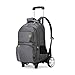 Q-YR Wasserdicht Schulranzen Multifunktionale Abnehmbare Riemenscheibe Schulranzen Reiserucksack Atmungsverschleißfesten,3,6 Wheels