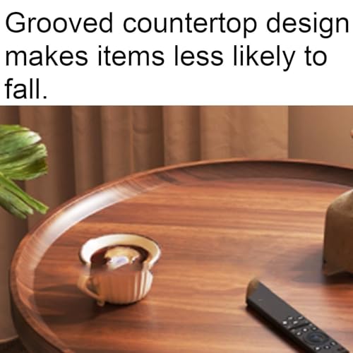 Table basse ronde robuste pour optimiser les petits espaces solution gain de place chambre et balcon - 6