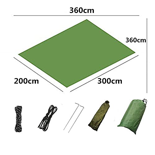 Camping Hammocks With Rain Fly Tarp Mosquito Net Heavy Duty Tree Straps Portable Single Double Parachute Hammock Tent Waterproof Rainfly Set For Garden Beach Travel Hiking Yard Outdoor Activities #TOP5