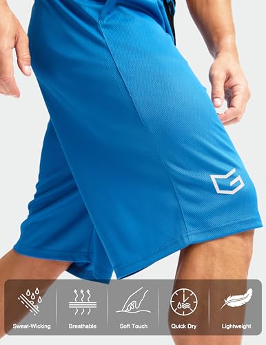 Image of G Gradual Men's Long Basketball Gym Shorts 9 inch /11 inch with Pockets