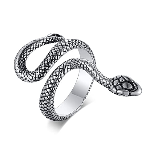 Buy Asma Jewel House stainless steel snake Vintage Statement Ring for