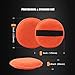 SPTA Microfiber Applicator Pads, 9Pcs 5 inch Car Wax Applicator Hand Polishing Microfiber Foam Pads Set with Grip of Elastic Band, Microfiber Buffing Cleaning Pads for Car Polish Applying Wax