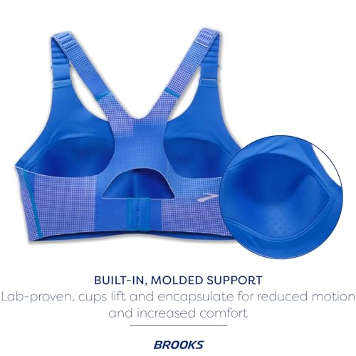 Image of Brooks Women's Racerback 2.0 Sports Bra for High Impact Running, Workouts & Sports with Maximum Support