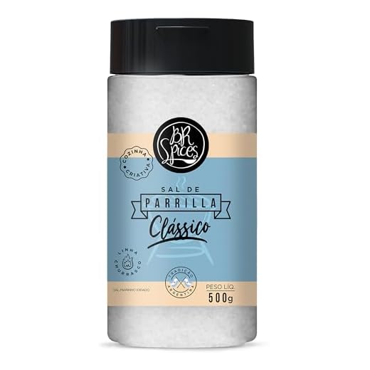 BrSpices - Sal De Parrilla Clássico BR Spices Pote 500G