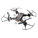 Faltbare Drohne mit Kamera Mini-Drohne 4k duale Kamera HD Weitwinkelkamera W-LAN Aerial Fotografie Hubschrauber Faltbare Quadcopter Drohne Spielzeug Einfach zu bedienen für Anfänger ( Color : 4K HD ,
