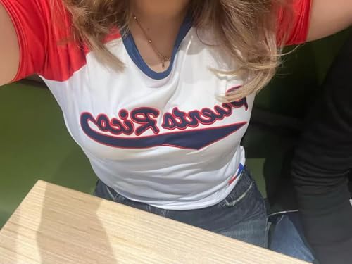 Puerto Rico Shirt Women Puerto Rican Jersey Y2k Crop Tops Boricua Vintage Graphic Baby Tee 90s 2000s Streetwear by MANGMAO - Used condition - Image 7