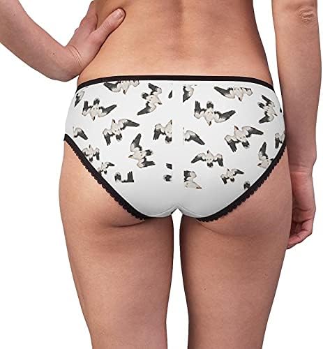 Birds Seamless Pattern Panties, Birds Seamless Pattern Underwear, Briefs, Cotton Briefs, Funny Underwear, Panties For Women