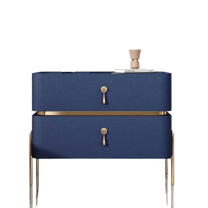 Table de chevet durable en ardoise et bois massif pour un stockage de nuit optimisé