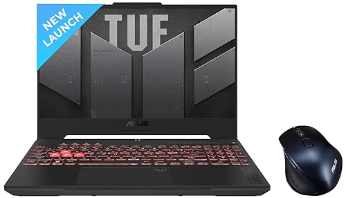 Image of ASUS TUF Gaming F15 (2023) 90WHr Battery, Intel Core i7-13700H 13th Gen, 15.6 inch FHD 144Hz, 6GB RTX 4050, (16GB /1TB SSD), FX507VU-LP091WS MW203 Mouse (Blue)