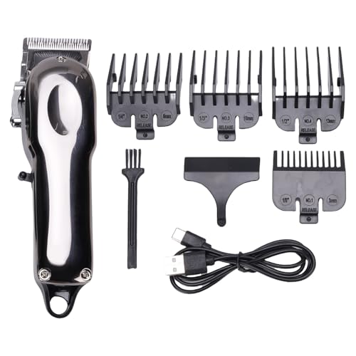 ZJchao Cordless Horse Clipper, Alloy Livestock Clipper, Low Noise Horse Grooming Kit, Comfortable Hand Feelings Suitable for Cows Cats Dogs